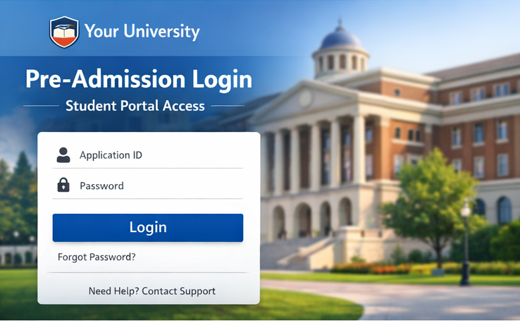 Pre Admission Login